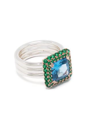 Hatton Labs gemstone sterling silver ring