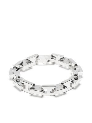 Hatton Labs H logo chain-link bracelet - Silver