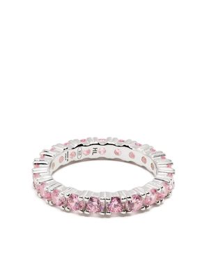 Hatton Labs pavé eternity ring - Pink