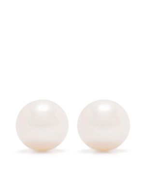 Hatton Labs pearl stud earrings - White