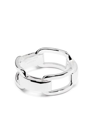 Hatton Labs polished chain-link ring - Silver
