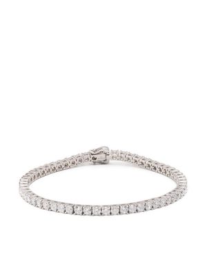 Hatton Labs polished-finish crystal-embellished bracelet - Silver