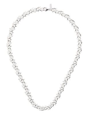 Hatton Labs silver-plated thorn-link necklace