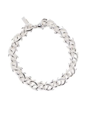 Hatton Labs thorn chain-link bracelet - Silver