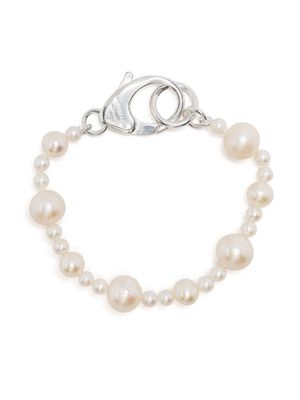 Hatton Labs XL Pebbles pearl bracelet - White