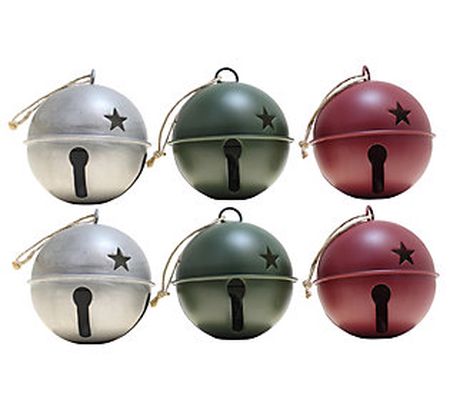 Haute Decor 12-pack 85mm Jingle Bell Christmas Ornaments