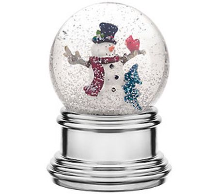 Haute Decor Snowburst Snow Globe with Snowman S cene