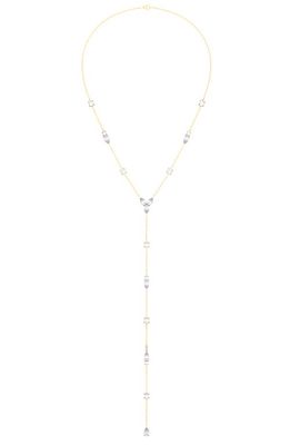 HauteCarat Lab Created Diamond Y-Necklace in 18K Yg