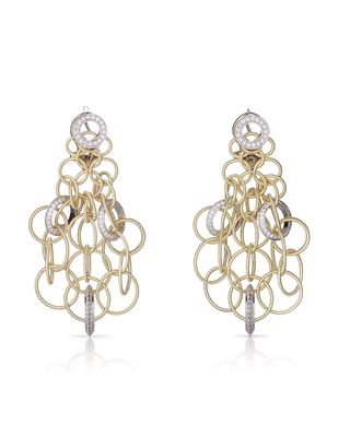 Hawaii 18k Pendant Earrings w/ Diamonds