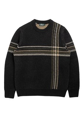 Hawkswood Check Wool-Blend Sweater
