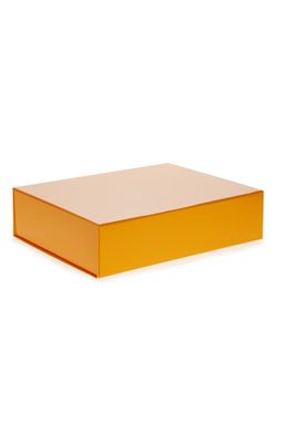 HAY Cardboard Storage Box in Egg Yolk