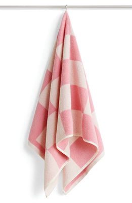 HAY Check Hand Towel in Pink