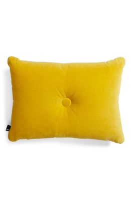HAY Dot Velvet Accent Pillow in Yellow