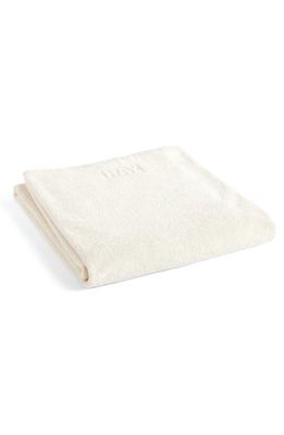 HAY Mono Cotton Bath Sheet in Cream