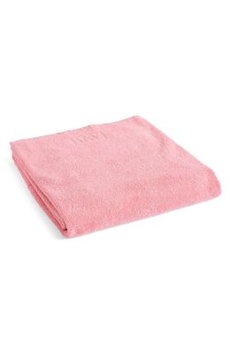 HAY Mono Cotton Bath Sheet in Pink