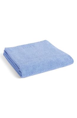 HAY Mono Cotton Bath Sheet in Sky Blue