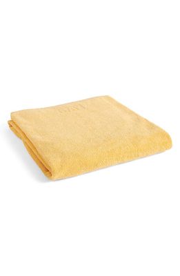 HAY Mono Cotton Bath Sheet in Yellow