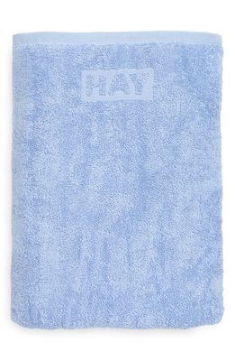 HAY Mono Cotton Bath Towel in Sky Blue