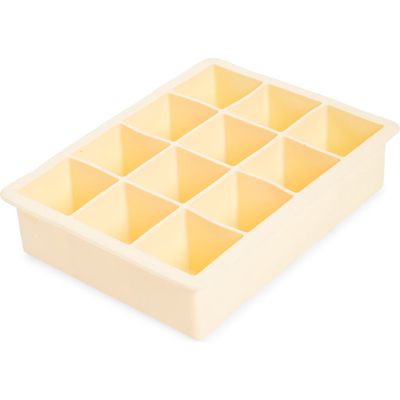 HAY Silicone Ice Cube Tray in Light Yellow