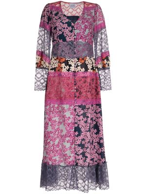 Hayley Menzies floral-print silk dress - Multicolour
