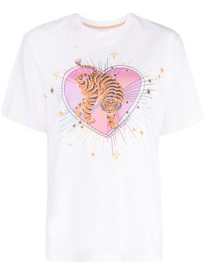 Hayley Menzies graphic-print cotton T-shirt - White