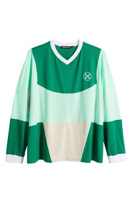 Head of State Gender Inclusive Home & Away Long Sleeve Jersey in Green/Cream