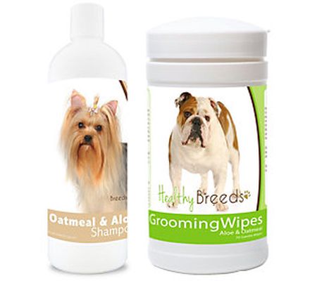 Healthy Breeds Daily Grooming Care Oatmeal Sham poo and Wipes