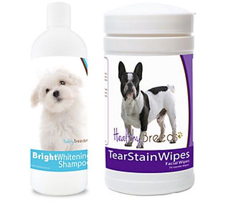 Healthy Breeds Fancy Coat Care Shampoo and Tear Stain Wipes