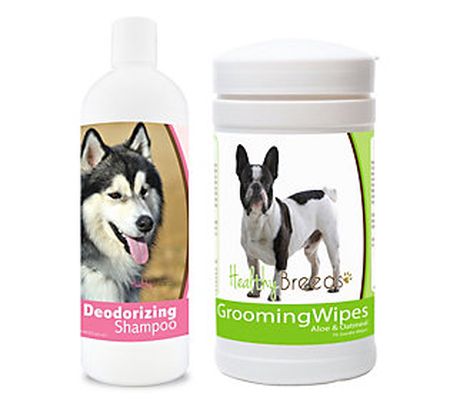 Healthy Breeds Freshen Up Your Pup Shampoo and Wipes