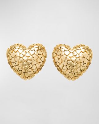 Heart Cluster Earrings