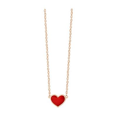 Heart emoji necklace