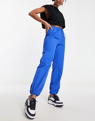 Heartbreak parachute wide leg pants in cobalt-Blue