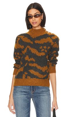 HEARTLOOM Arlo Sweater in Brown,Charcoal