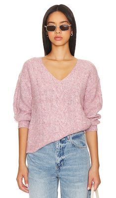 HEARTLOOM Sondra Sweater in Purple