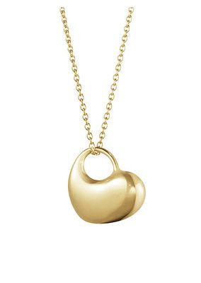 Hearts Of Georg Jensen 18K Gold Pendant Necklace