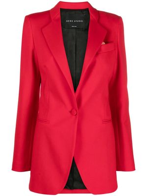Hebe Studio notched-lapels single-breasted blazer - Red