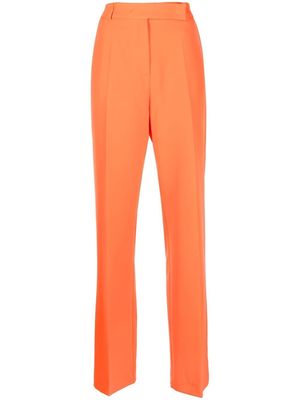 Hebe Studio straight-leg tailored trousers - Orange