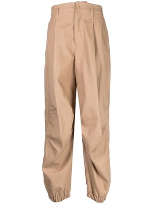 Hed Mayner cargo cotton trousers - Brown