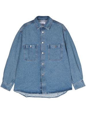 Hed Mayner classic-collar denim shirt - Blue