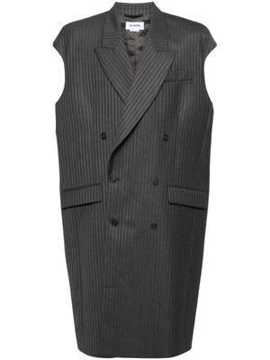 Hed Mayner double-breasted sleeveless coat - Grey