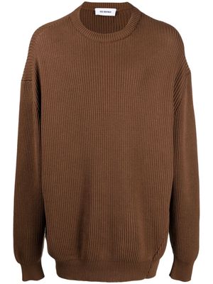 Hed Mayner drop-shoulder cotton sweatshirt - Brown