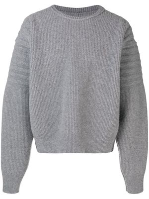 Hed Mayner oversized knitted sweater - Grey