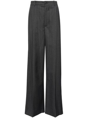 Hed Mayner striped tailored trousers - Grey