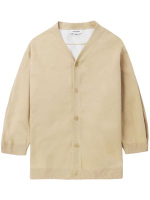 Hed Mayner V-neck cotton cardigan - Neutrals