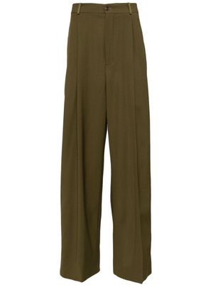 Hed Mayner wide-leg tailored trousers - Green