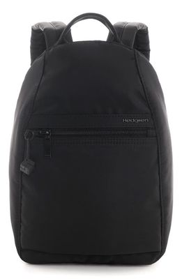 Hedgren Small Vogue Water Repellent RFID Backpack in Black