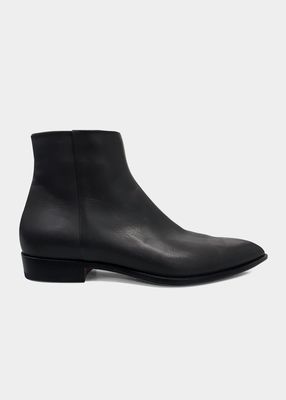 Hedwige Leather Ankle Booties