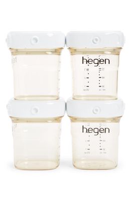 HEGEN PCTO 4-Pack 5 oz. Breast Milk Storage in Grey