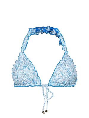 Heidi Klein Camps Bay Beach bikini top - Blue