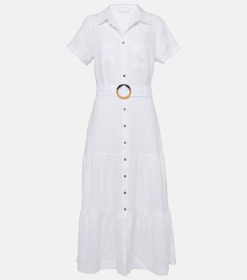 Heidi Klein Mitsio Island linen shirt dress